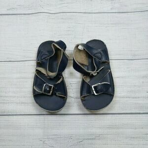 7C Salt Water Navy Sun-San Sandals